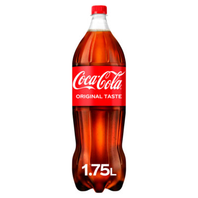 Coca-Cola Original Taste cola drink 1.75L - British product