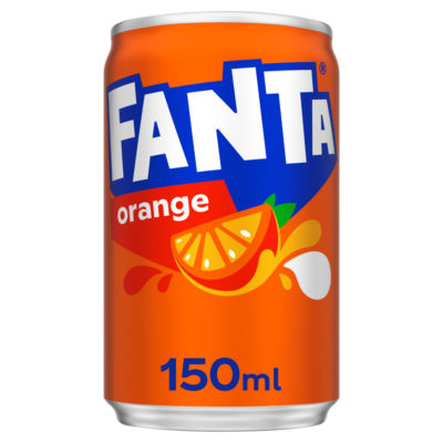 ASDA Fanta Orange Sparkling Soft Drink 150ml Can- Buy online at McGrocer