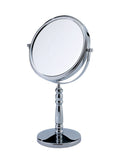 Showerdrape chrome round 5x magnification reversible vanity mirror 38cm x 19cm (British brand)