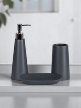 Next Showerdrape Alto Grey Bathroom Accessories Set 3 Piece- Buy online at McGrocer