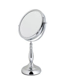 Showerdrape chrome vanity mirror round 7x magnification reversible 40.5cm (British brand)