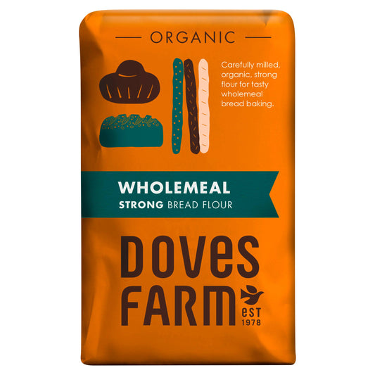 Doves Farm Organic Strong Wholemeal Flour 1.5kg flour Sainsburys   