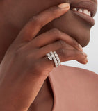 Bvlgari Serpenti Viper ring in white gold and diamonds, UK version