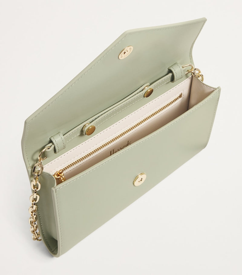 Harrods smooth leather chain wallet, UK version