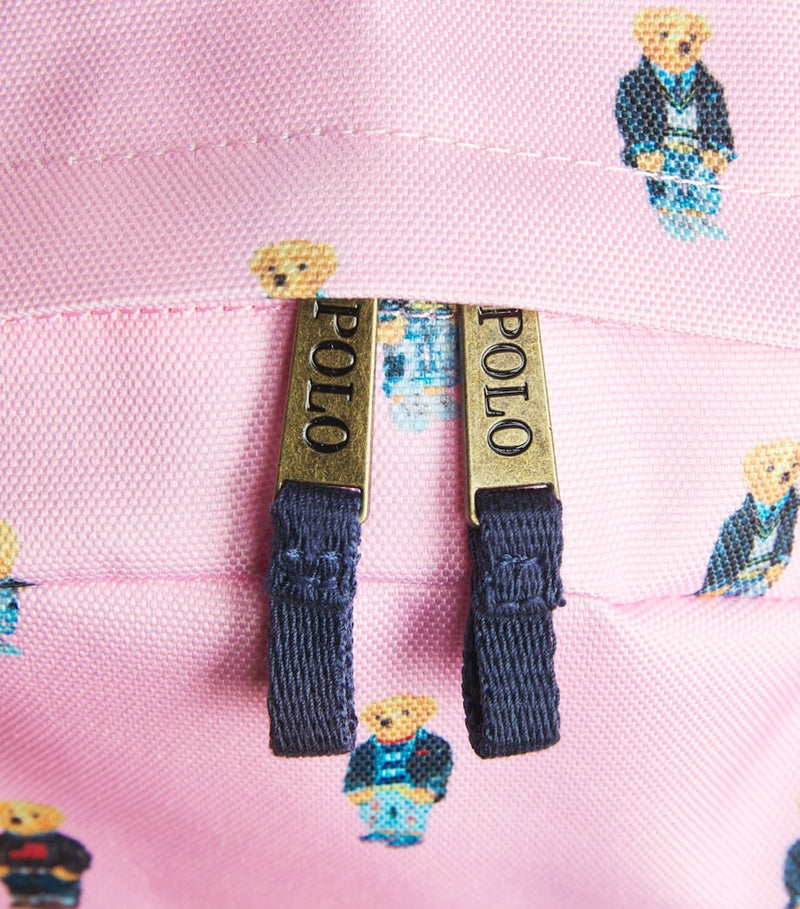 Ralph Lauren embroidered Polo Bear kids backpack, UK version