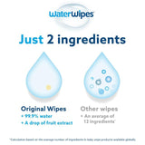 WaterWipes Baby Wipes Sensitive Newborn Plastic Free Wipes 240 Wipes   4 x 60 per pack GOODS M&S