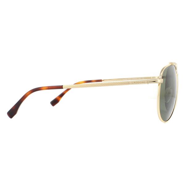 Lacoste L177S gold men sunglasses, pilot style (British brand)