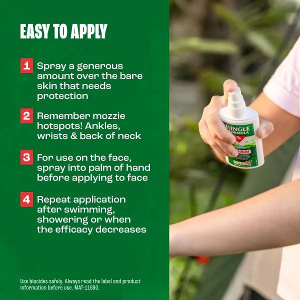 Jungle Formula insect repellent spray with DEET 125ml, UK version