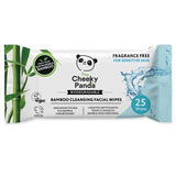 The Cheeky Panda Bamboo Facial Cleansing Wipes Unscented   25 per pack GOODS M&S