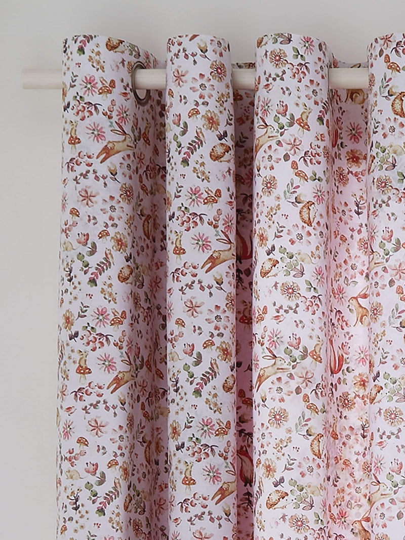 Catherine Lansfield pink butterfly curtains 168x183cm, imported from the UK