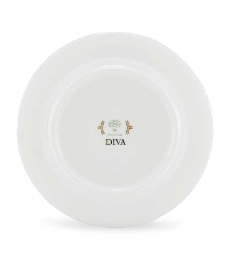 GINORI 1735 bread plate Colonna Diva Rosa 17cm, UK version