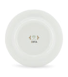 GINORI 1735 bread plate Colonna Diva Rosa 17cm, UK version