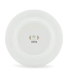 GINORI 1735 bread plate Colonna Diva Rosa 17cm, UK version