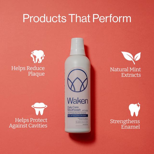 Waken Mouthwash Strawberry & Mint 500ml GOODS M&S