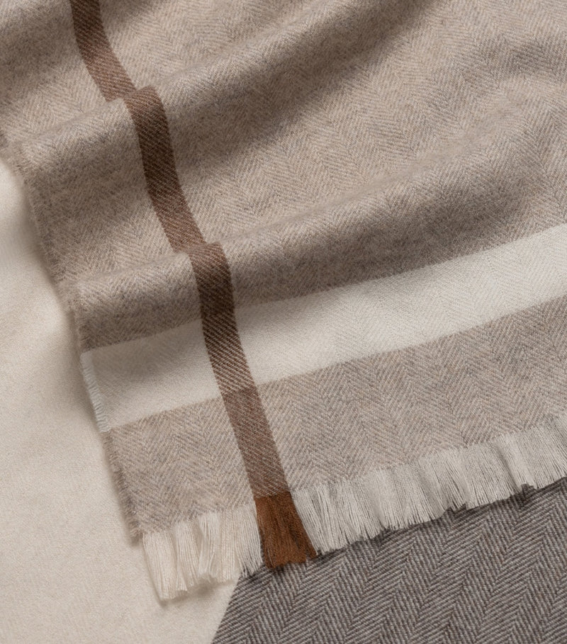 Begg x Co cashmere Tummel Quatraine throw 140cm x 185cm - British product
