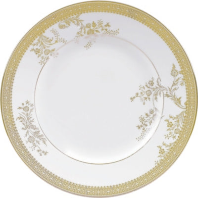 Lace Gold fine bone china plate 20cm, imported from the UK