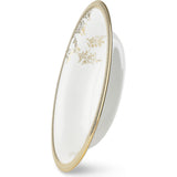 Vera Wang Wedgwood Lace Gold vegetable dish 25cm, imported from the UK