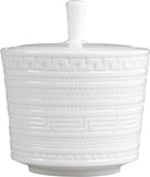 Intaglio fine bone china sugar box 8cm (British brand)