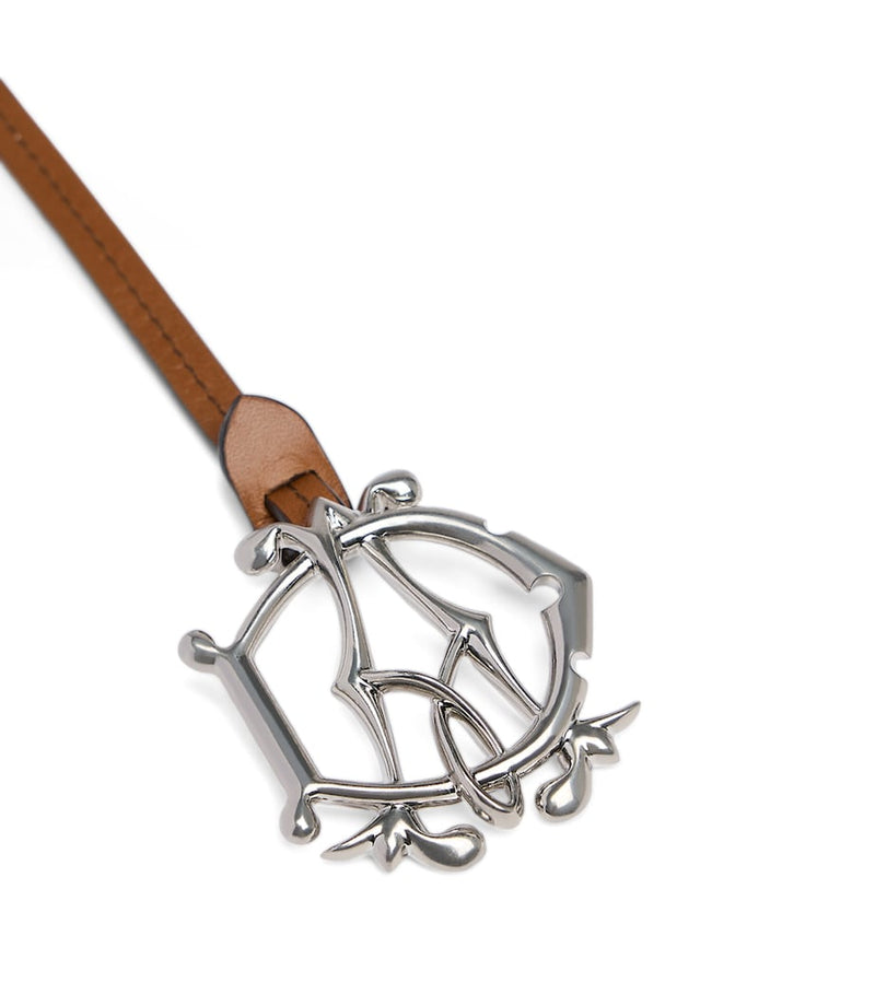 Dunhill monogram charm with leather strap, UK version