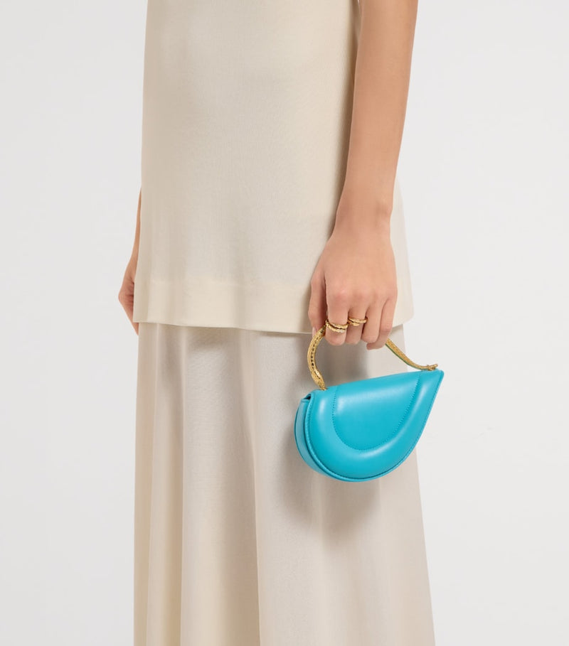 Bvlgari Serpenti Cuoricino mini leather top-handle bag, imported from the UK