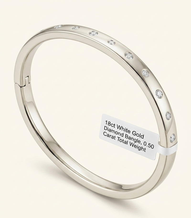 Cartier Juste un Clou bracelet 18kt white gold diamonds (British brand)