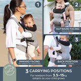 Dreambaby 3 way baby carrier grey - British product