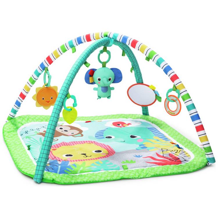 Bright Starts Foldaway PlayGym 78cm baby activity mat with toys, imported from the UK
