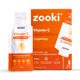 Holland & Barrett Zooki Liposomal Vitamin C 1000mg Citrus Orange Flavour Liquid Supplement Sachets 14 x 15ml- Buy online at McGrocer
