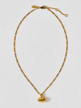 Next Oliver Bonas Gold Tone Tara Waterproof Oval Pendant Necklace- Buy online at McGrocer