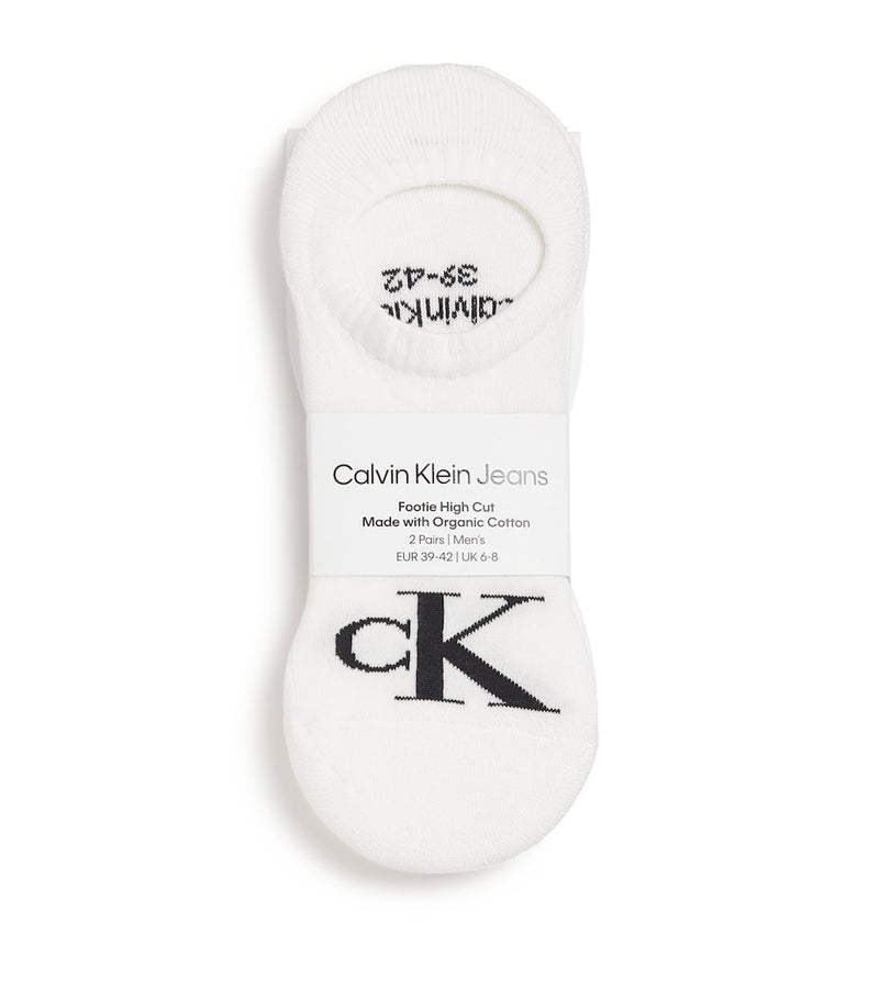 Calvin Klein high-cut footie socks pack of 2 - British product