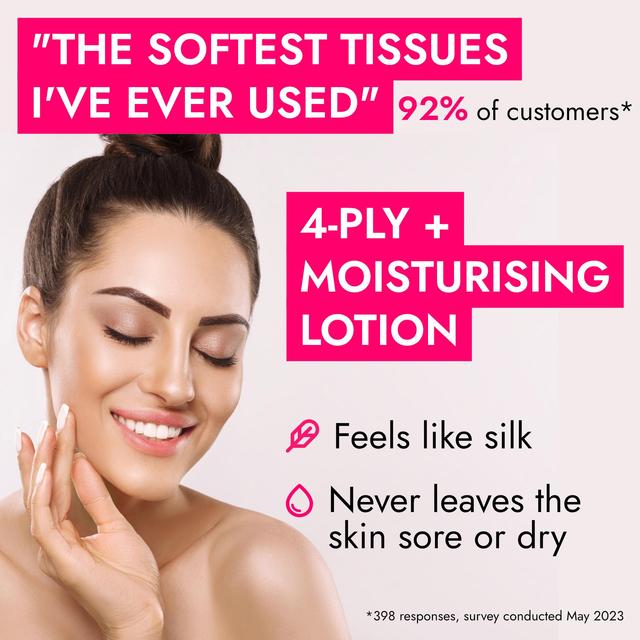 tishoo Hyaluronic Acid-infused 4-Ply Ultra Soft Tissues Various Designs GOODS M&S