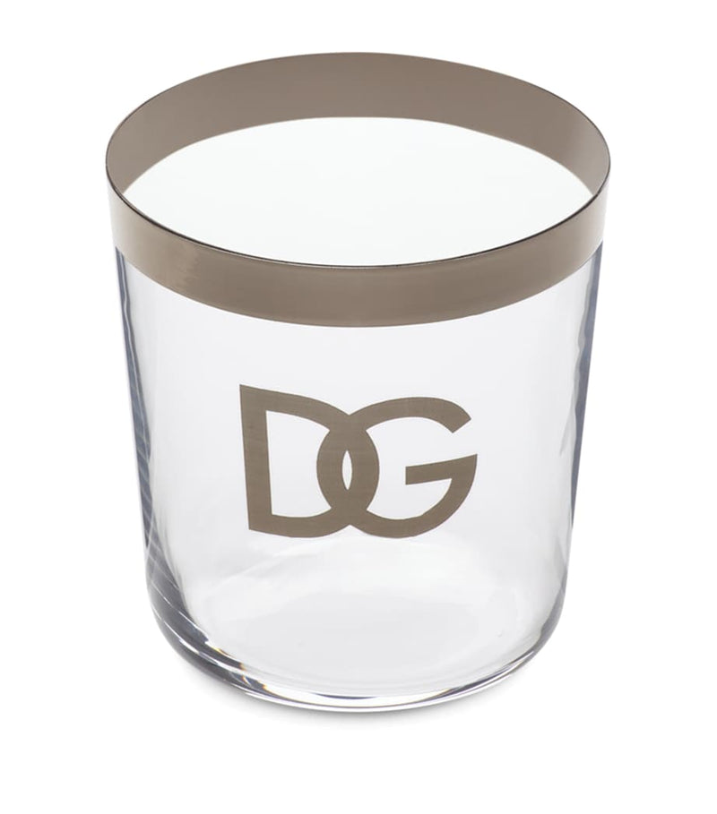 Dolce&Gabbana DG Logo glasses set of 2 with silver rim - British product