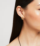 Jimmy Choo JC crystal-embellished stud earrings (British brand)