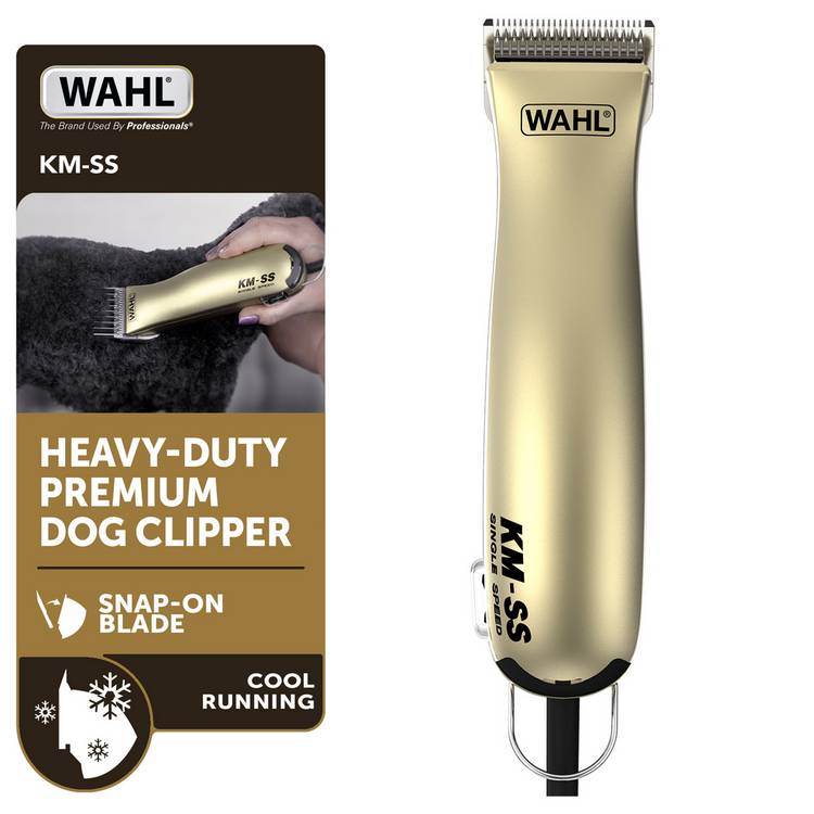Wahl KM-SS corded dog clipper kit, imported from the UK
