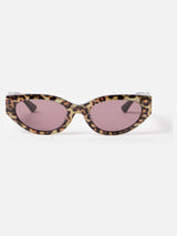 Next Oliver Bonas Brown Animal Print Cat Eye Acetate Sunglasses- Buy online at McGrocer