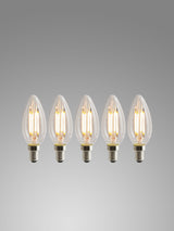 Next LED Candle Light Bulb 4W SES Dimmable Pack of 5- Buy online at McGrocer
