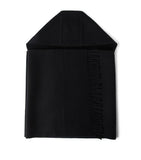 Brunello Cucinelli wool cashmere hood-detail scarf, UK version