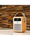 VQ Oak Monty DAB radio with wood case, UK version