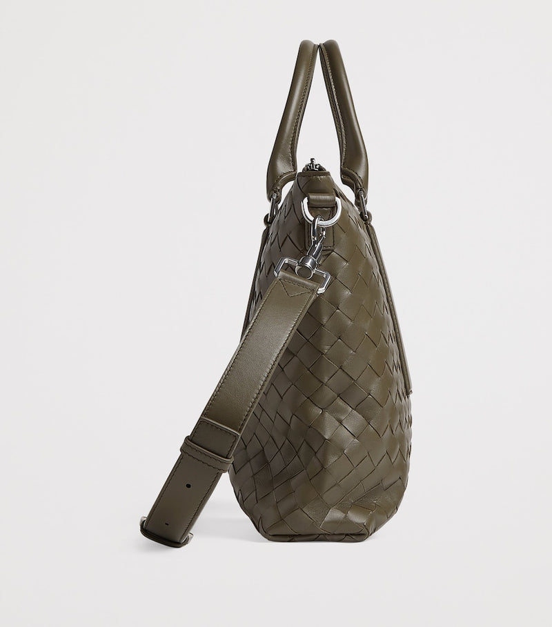 Bottega Veneta Intrecciato leather briefcase - British product