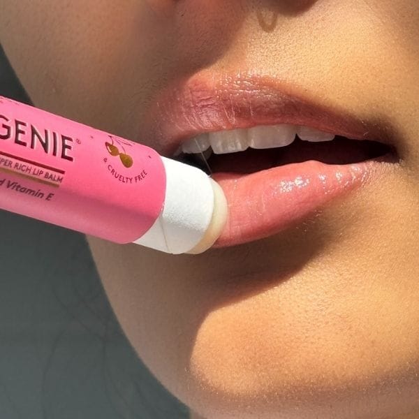 Delhicious Lip Genie Indian Cherry lip balm 4.25g - British product