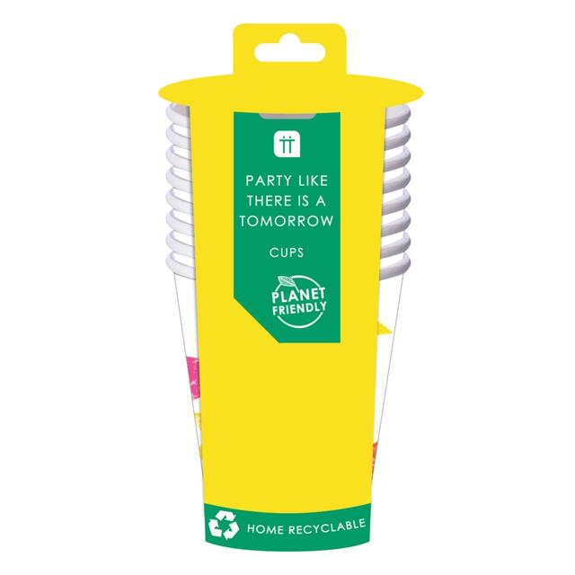 Star Recyclable Paper Party Cups 8 per pack GOODS M&S