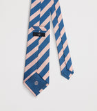 Dunhill mulberry silk stripe tie, imported from the UK