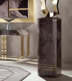 Giorgio Collection Infinity Column mahogany chrome furniture (British brand)