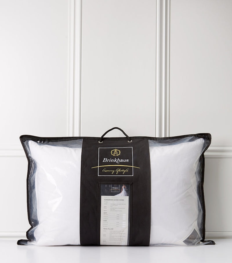 Brinkhaus Hungarian Goose Down Pillow 50cm x 75cm - British product