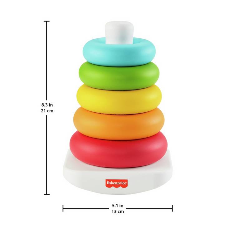 Fisher Price Rock-a-Stack baby stacking toy, imported from the UK