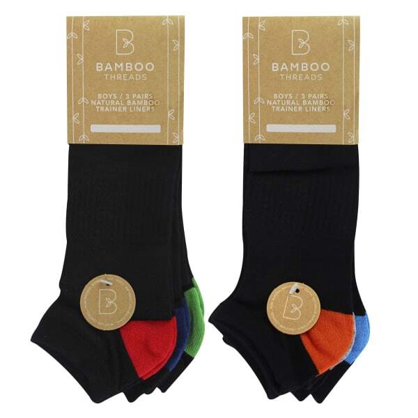 Sock Snob boys trainer socks 6 pack (British brand)