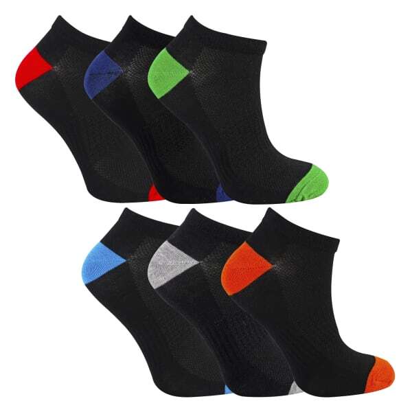 Sock Snob boys trainer socks 6 pack (British brand)