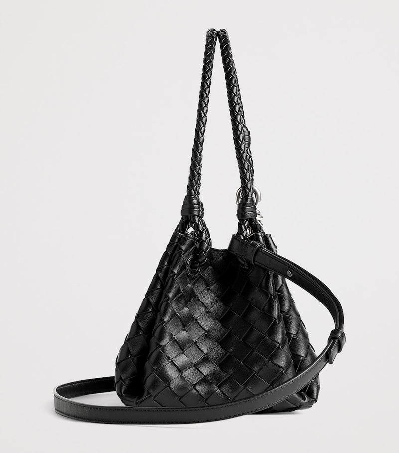 Bottega Veneta small leather parachute shoulder bag - British product