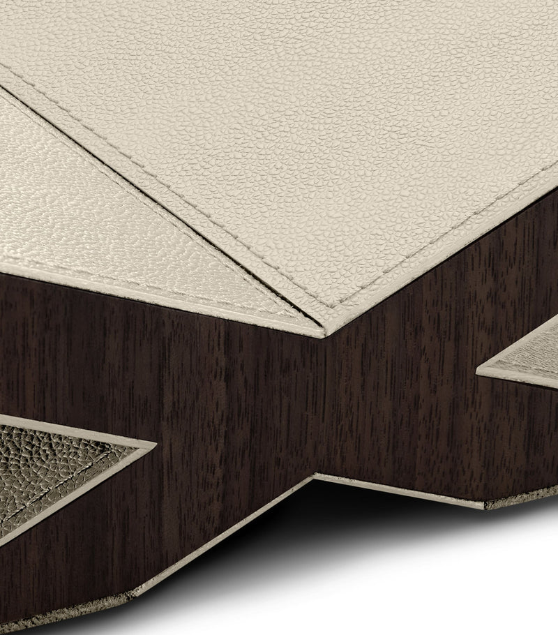 Assouline walnut leather classic culture bookstand - British product