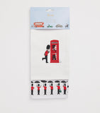 Harrods Guardsmen tea towels set of two - British product